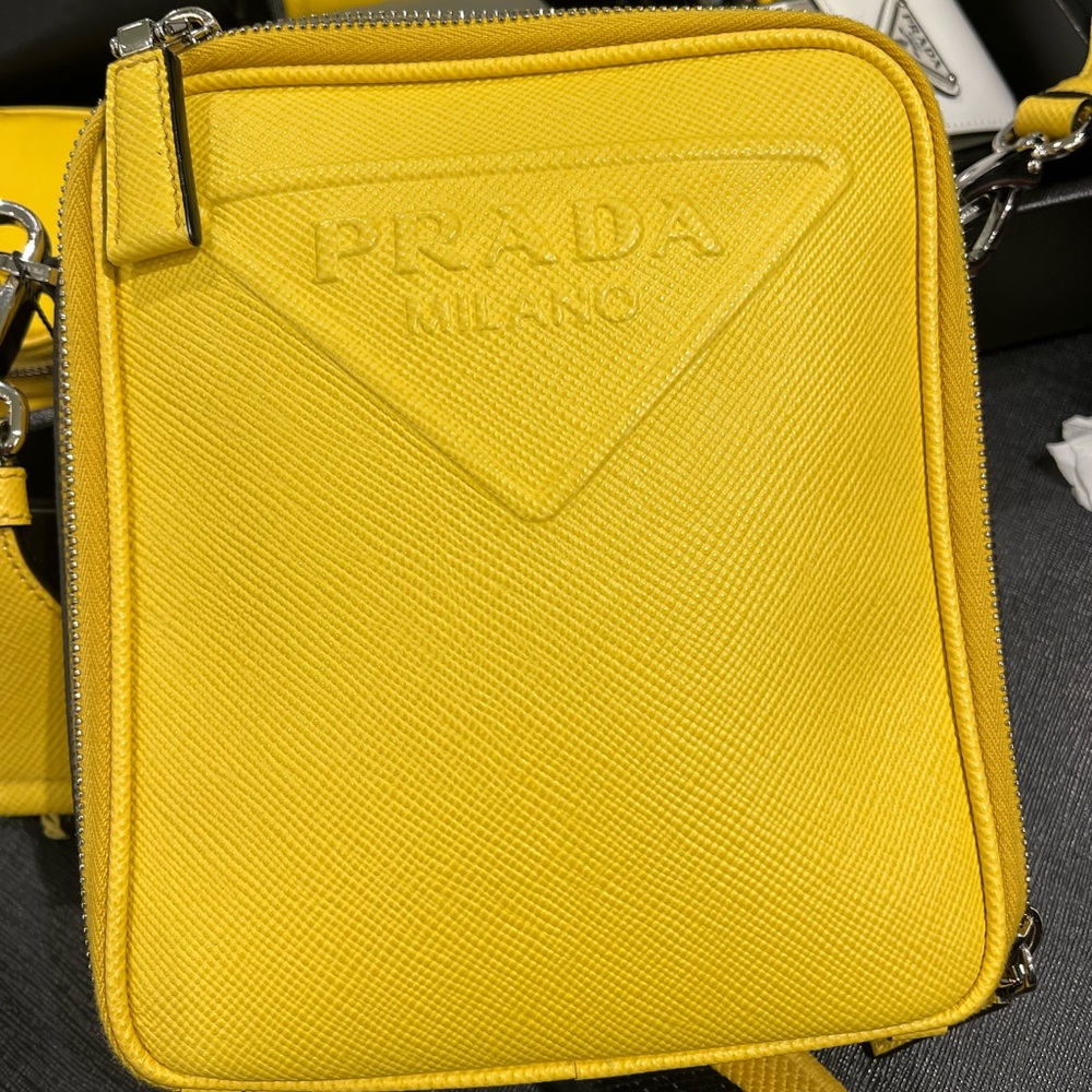 Prada Vibrant Yellow Shoulder Bag